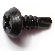 BUILDRIGHT Self-Drilling Screw, #7 x 7/16 in, Black Phosphate Steel Pan Head Phillips Drive, 1840 PK 08838